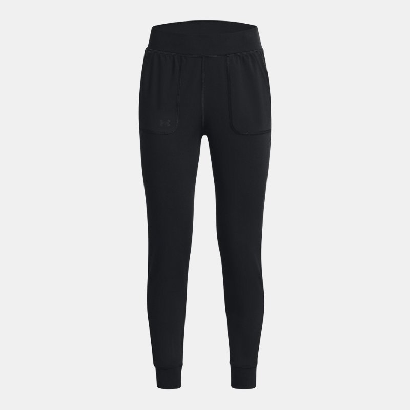 Girls' Under Armour Motion Joggers Black / Jet Gray YXL (63 - 67 in)